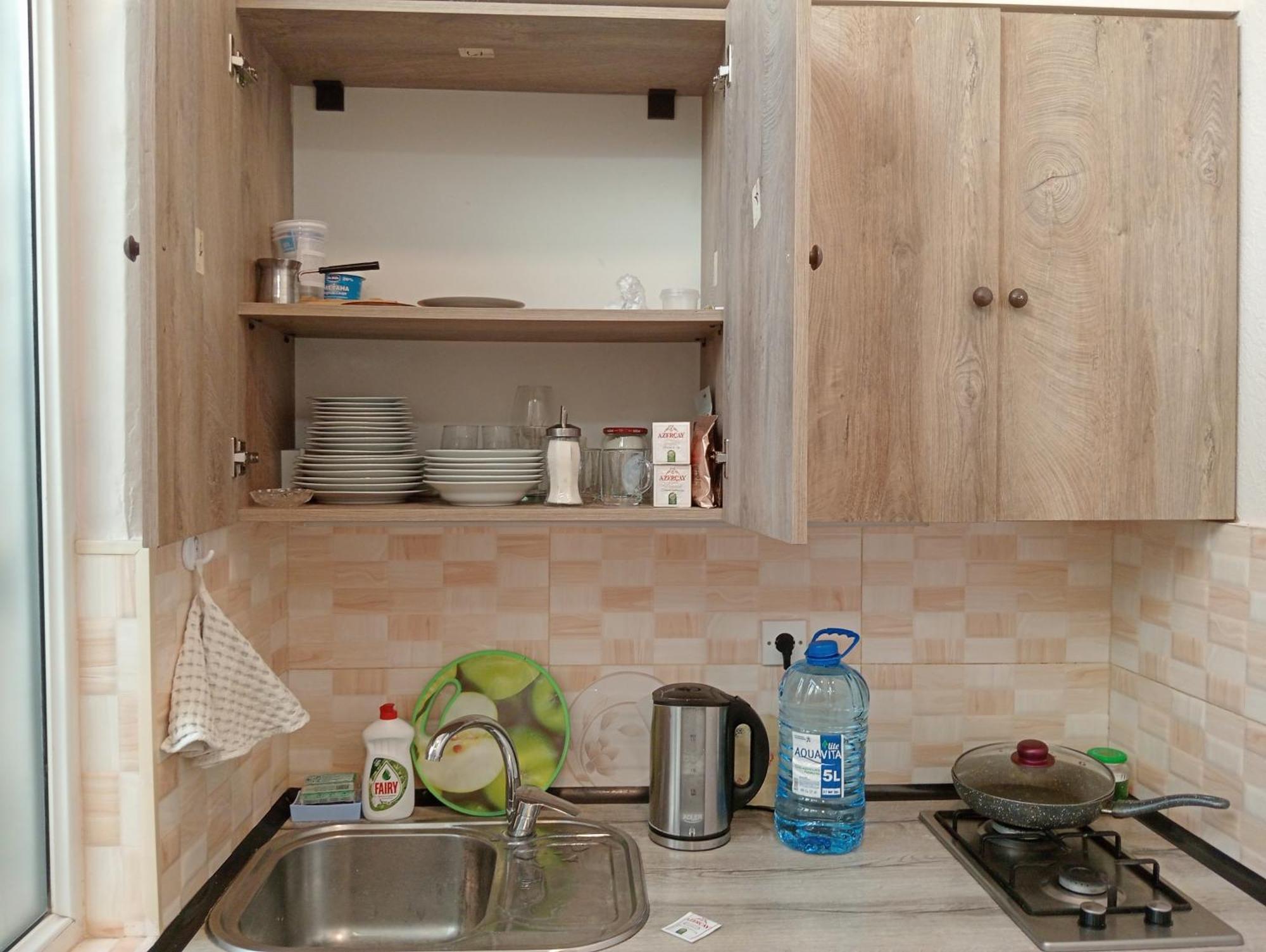 Apartment On The Delara Aliyeva Street バクー エクステリア 写真